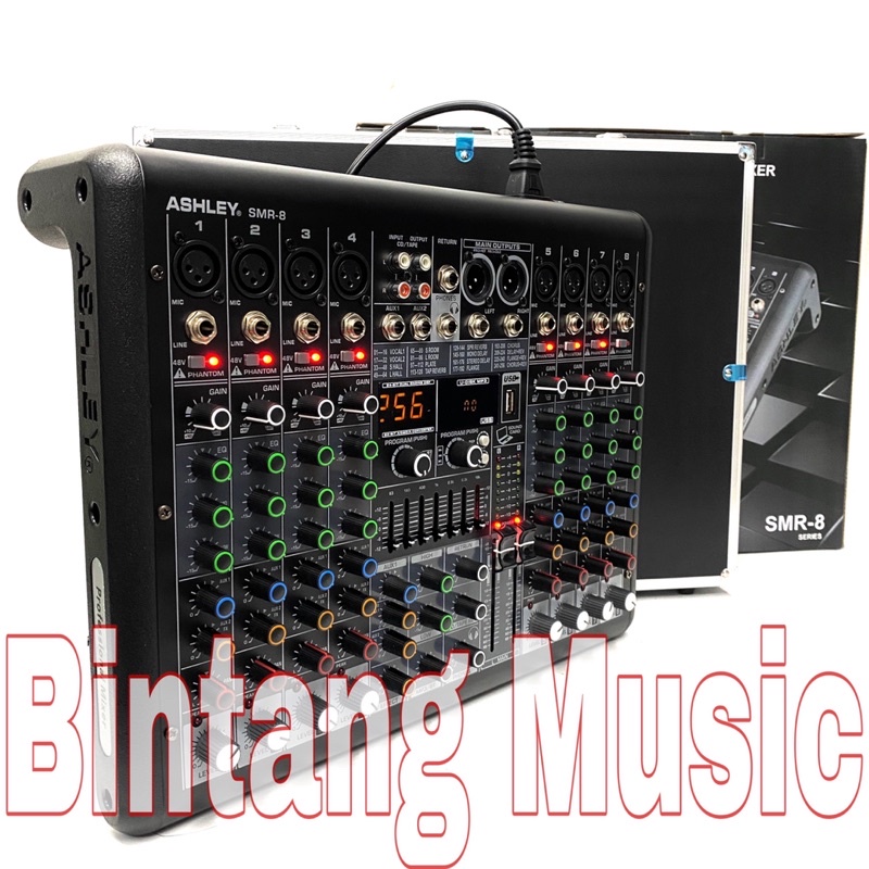 Jual Mixer Ashley Smr 8 Usb Original Ashley Smr 8 Channel Smr8 Shopee