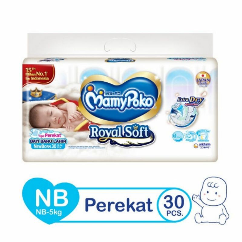 Jual Mamypoko Tape Royal Soft Nb S Shopee Indonesia