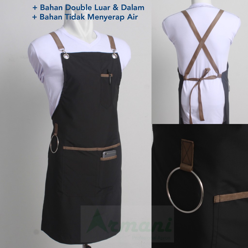 Jual Celemek Masak Apron Masak Apron Barista Celemek Barista Apron