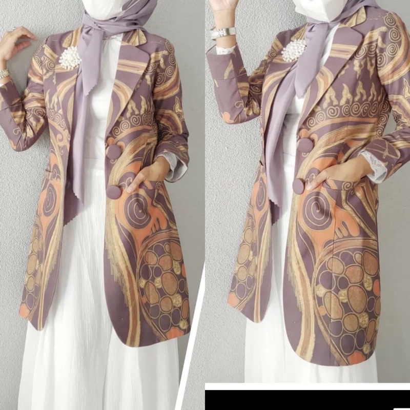 Jual Batik Premium Blazer Outer Shopee Indonesia