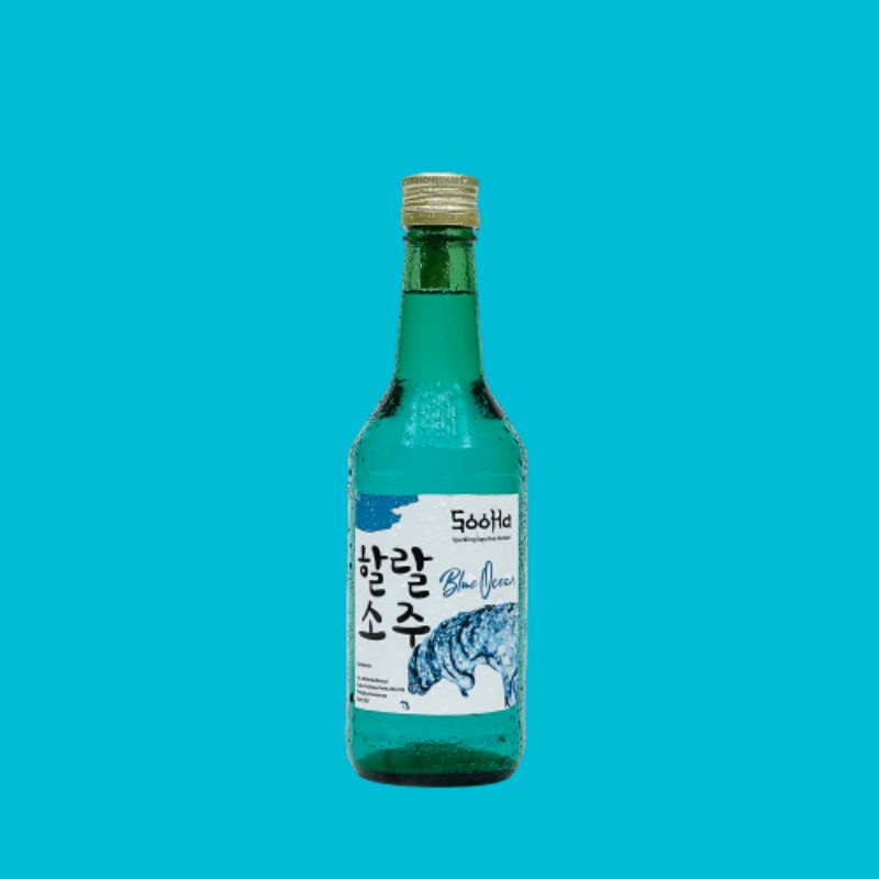 Jual SOJU HALAL SOOHA BLUE OCEAN 360 ML NON ALKHOHOL Shopee Indonesia