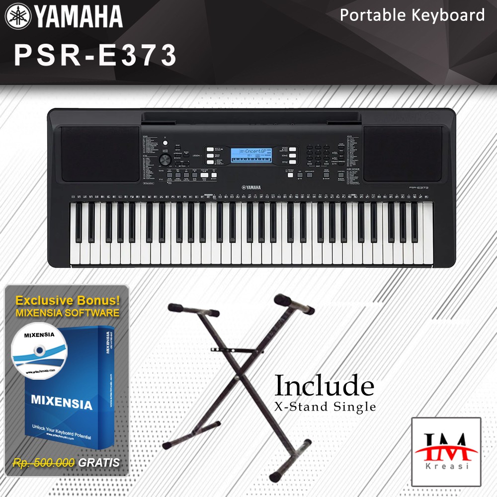 Jual Keyboard Yamaha Psr E With Xstand Single Psre Psr E