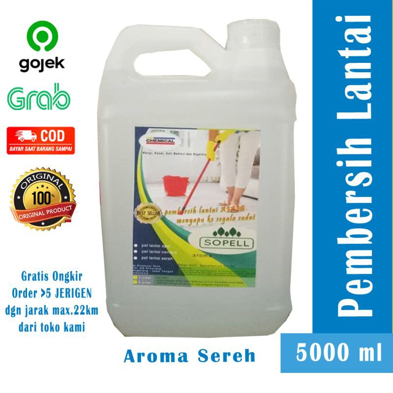 Jual Karbol Sereh Sabun Pel Lantai Anti Bakteri Liter Bening Shopee