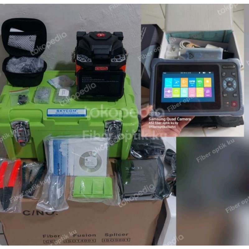 Jual Paket Splicer Dan Otdr Sepaket Splicer Skycom T Dan Otdr Mini