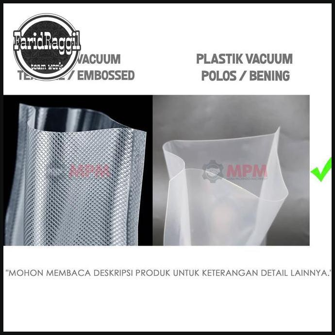 Jual Plastik Vacuum X Cm Vakum Plastic Sealer Vacum Bag Promo