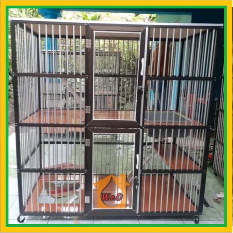 Jual Kandang Hewan Sangkar Rumah Kucing Alumunium Minimalis Modern