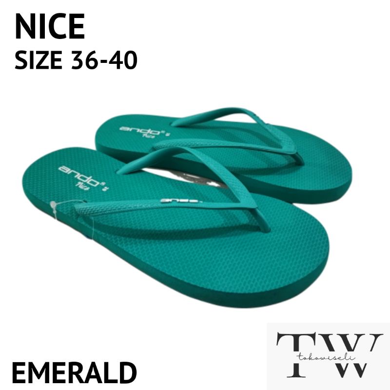 Jual Ando Nice Sandal Jepit Harian Ukuran 36 40 Shopee Indonesia