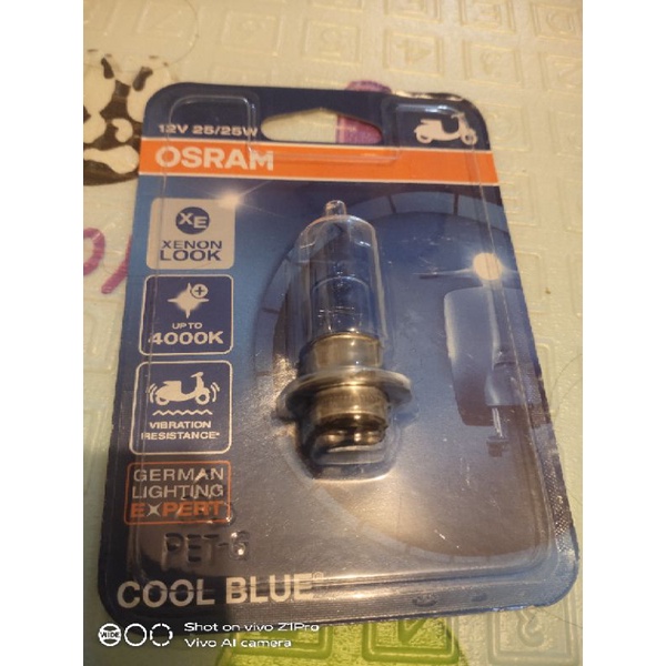 Jual Lampu Bohlam Bolam Halogen HID Bulb Osram 12V25 25W Cool Blue