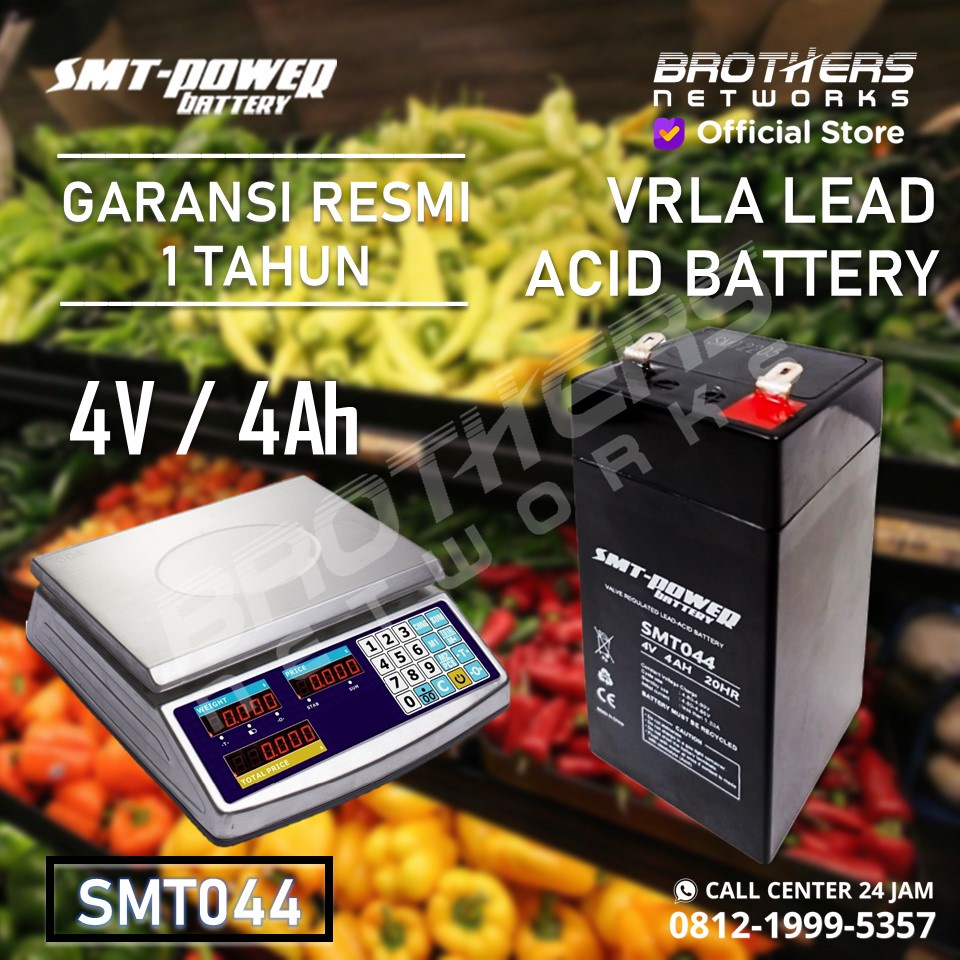 Jual Battery Vrla V Ah Aki Kering Timbangan Digital Baterai Smt