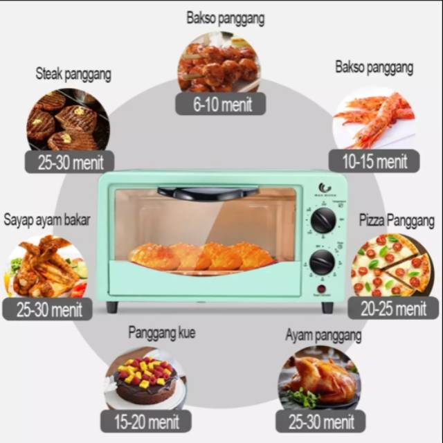 Jual Han River Oven Listrik 12L Elektrik Oven Multifungsi Oven Kue Low