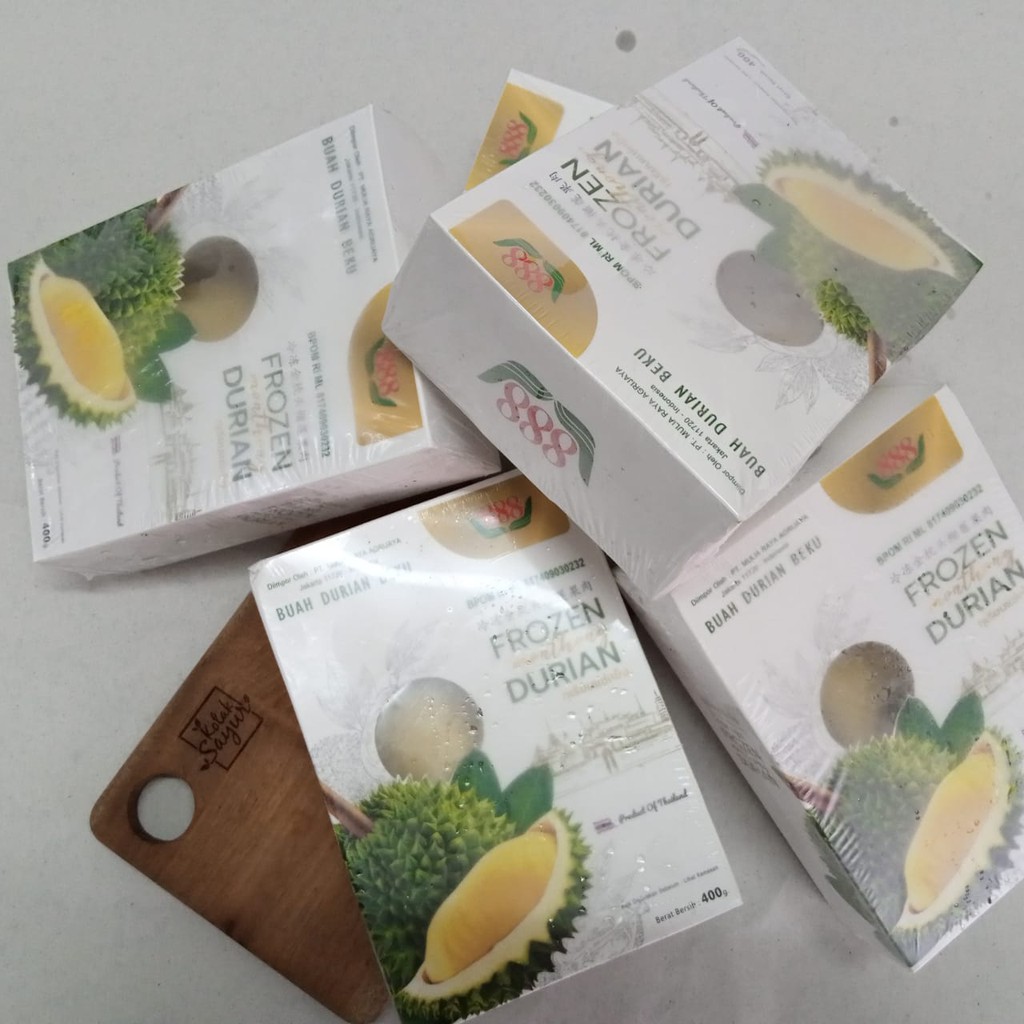 Jual Buah Durian Monthong Thailand 400 Gram Frozen BPOM Shopee Indonesia