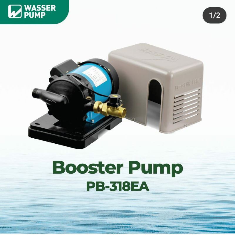 Jual Pompa Dorong Booster Pump WASSER PB 318EA Untuk 2 Lantai