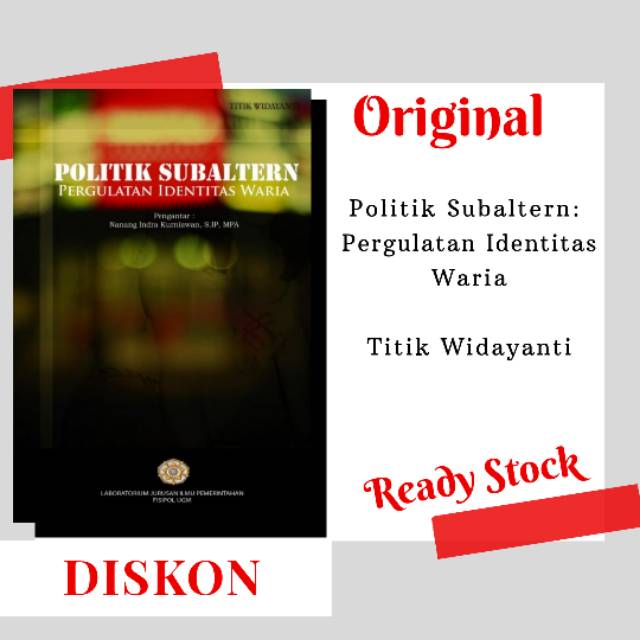 Jual Buku Original Politik Subaltern Pergulatan Identitas Waria