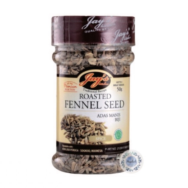 Jual Jay S Kitchen Roasted Fennel Seed Adas Manis Biji 50gr Shopee