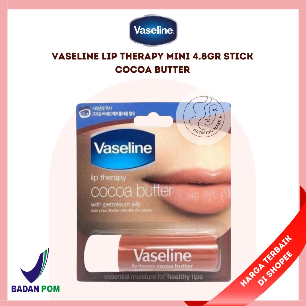 Jual Vaseline Lip Therapy Mini Gr Stick Original Pelembab