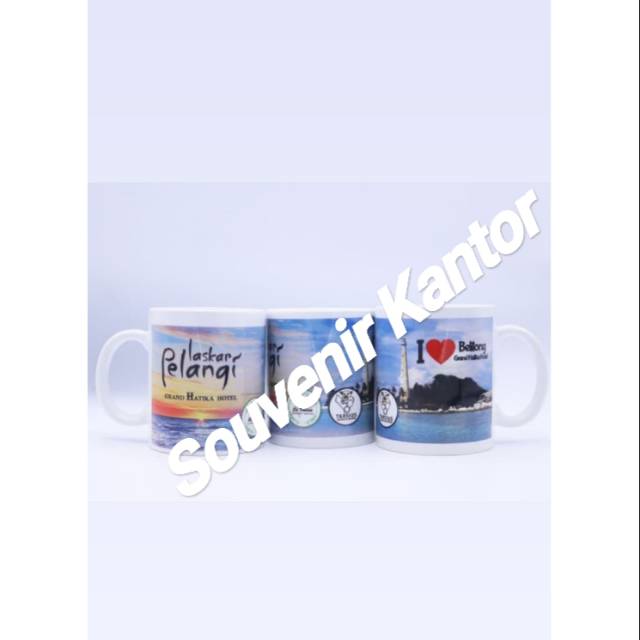 Jual Mug Custom Putih Untuk Souvenir Kado Ulang Tahun Pernikahan