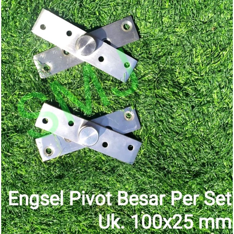 Jual Engsel Pivot Putar Jendela Besar 100x20mm Per 2 Pcs 2atas