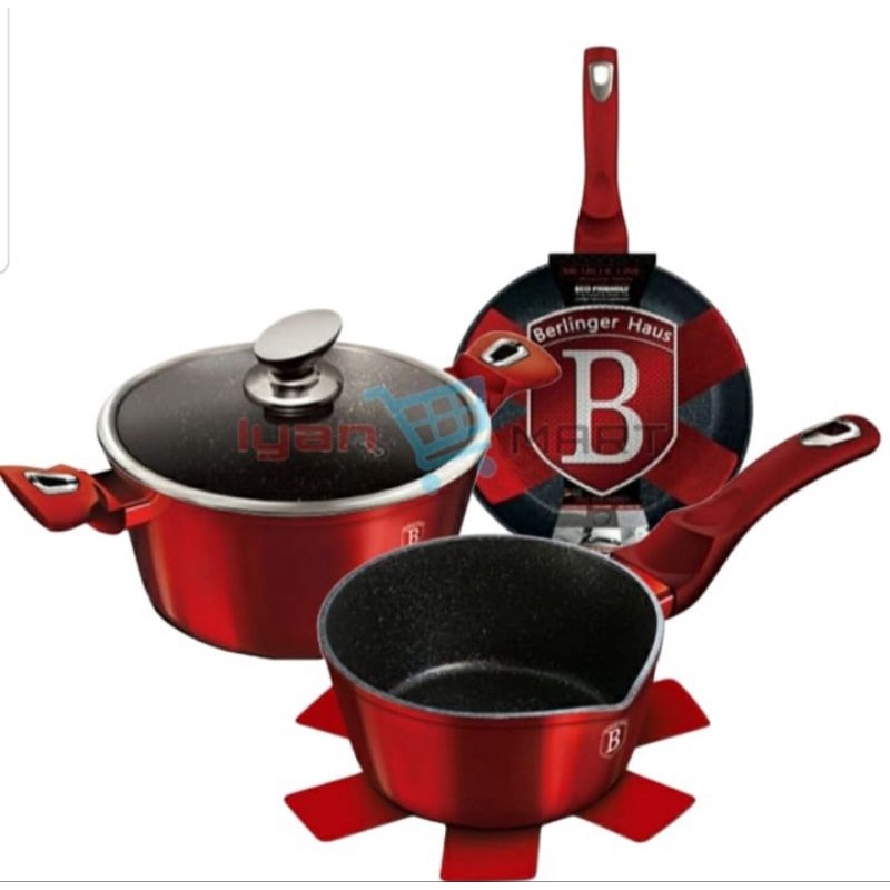 Jual BERLINGER HAUS Casserole Fry Pan Sauce Pan Original Shopee