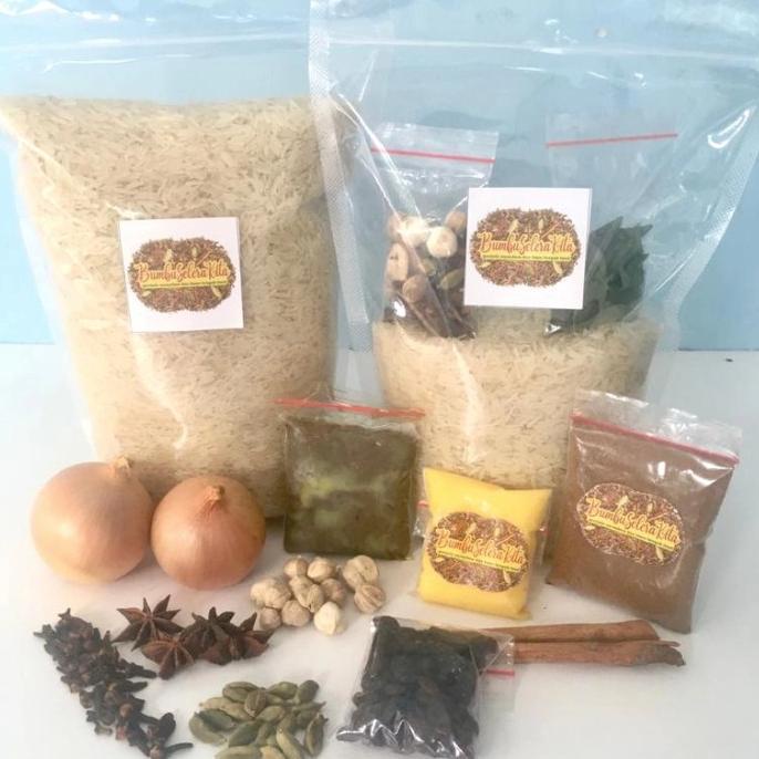 Jual Beras Basmati Kg Lengkap Dengan Bumbu Kabsah Nasi Kabsah Instan