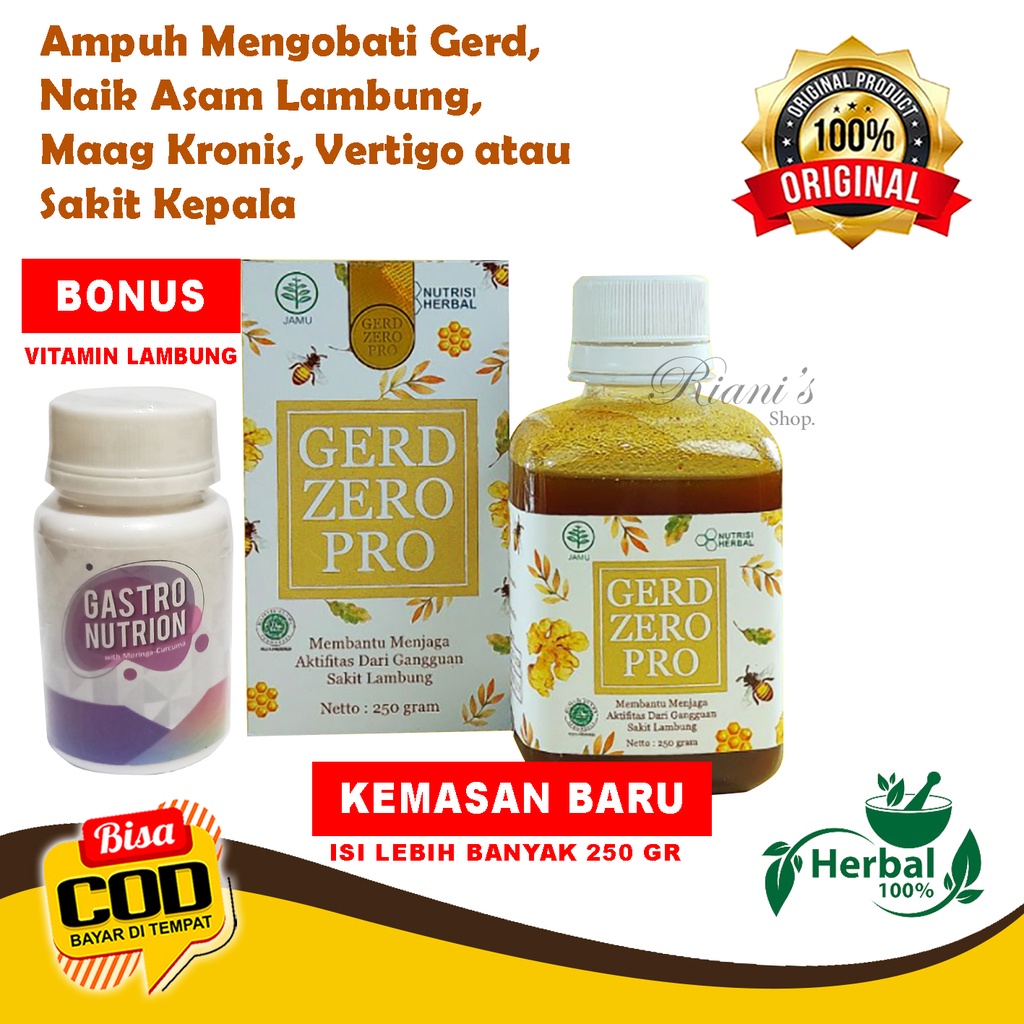 Jual Gerd Zero Pro Original Obat Herbal Madu Asli Paling Ampuh