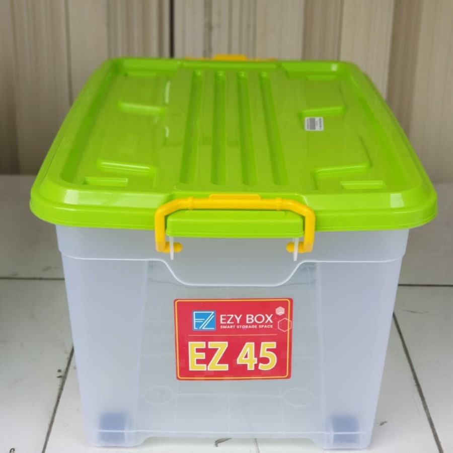 Jual Box Container CB 45 Liter Ezy Transparan Bening Kontainer CB45