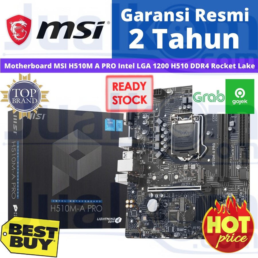 Jual Motherboard Msi H M A Pro Intel Lga H Ddr Shopee