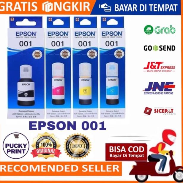 Jual Paket 1 Set Tinta Epson 001 Original Untuk Epson L4150 L4160 L6160