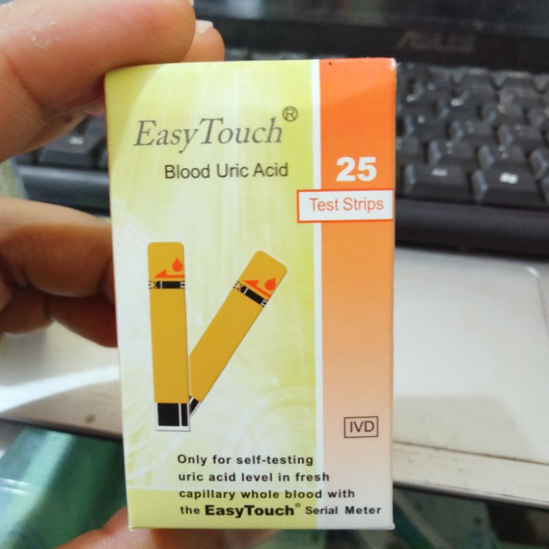 Jual Stick Asam Urat Easy Touch Blood Uric Acid Test Strip Shopee