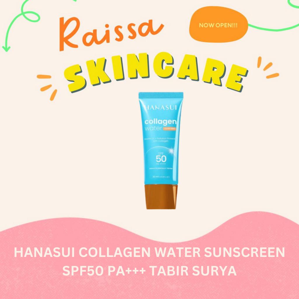 Jual HANASUI COLLAGEN WATER SUNSCREEN SPF50 PA TABIR SURYA Shopee