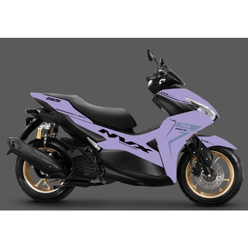 Jual STRIPING STICKER ALL NEW AEROX CONNECTED NVX 155 TRANSPARAN