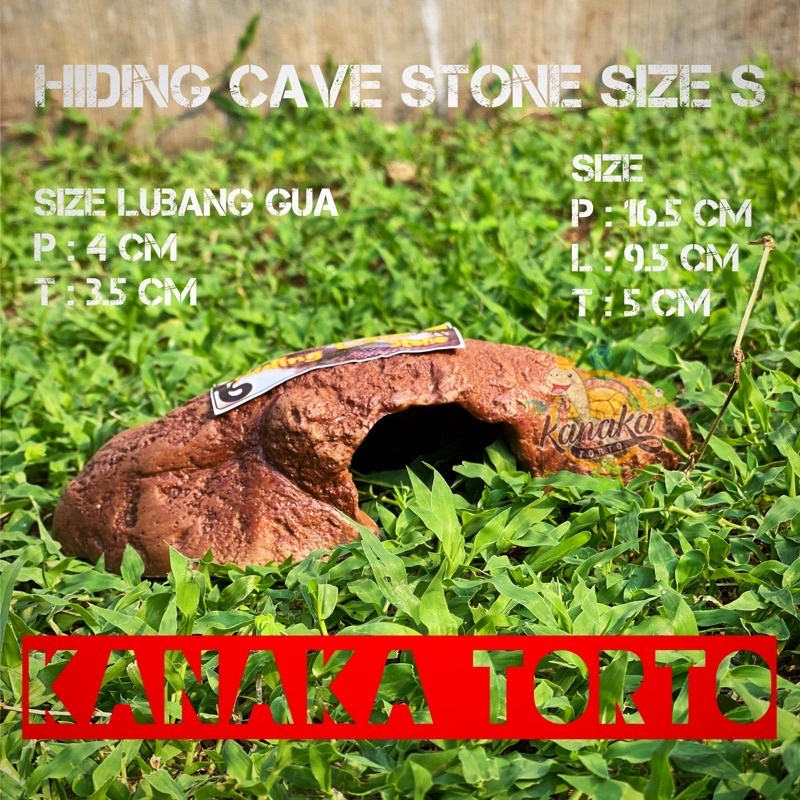 Jual Hiding Cave Stone Size S Reptile Kadal Gecko Ular Ikan Axolotl