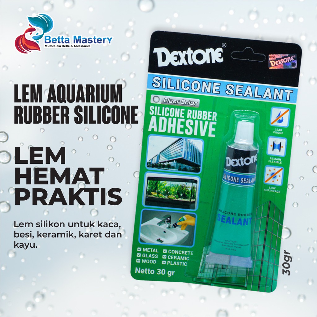 Jual Lem Aquarium Aquascape Rubber Silicon Glue Akuarium Penambal