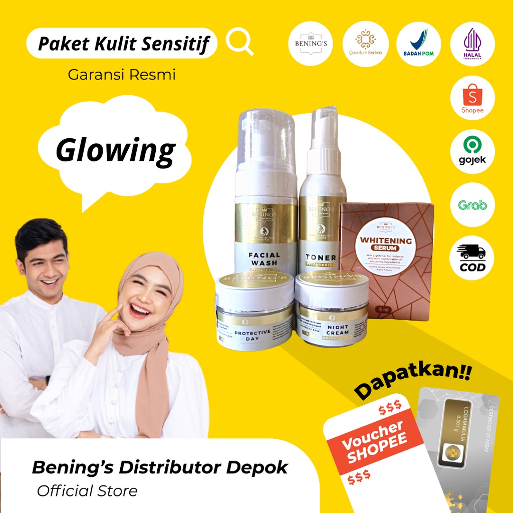 Jual Paket Glowing Ibu Hamil Menyusui Busui Dan Kulit Sensitif Bening