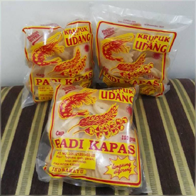 Jual Krupuk Udang Cap Padi Kapas Khas Cirebon Shopee Indonesia