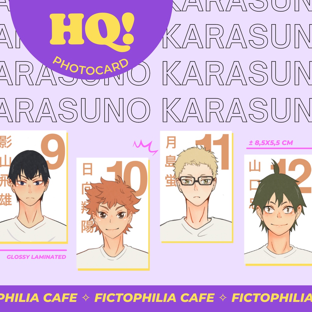 Jual Photocard Haikyuu Karasuno Shopee Indonesia