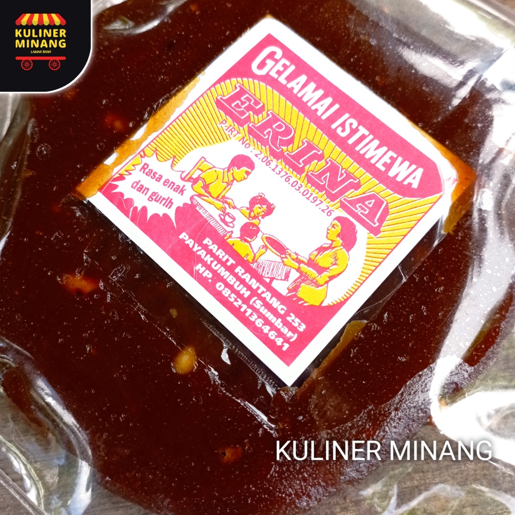 Jual Gelamai Bulat Kacang Erina Oleh Oleh Asli Cemilan Kampung Makanan