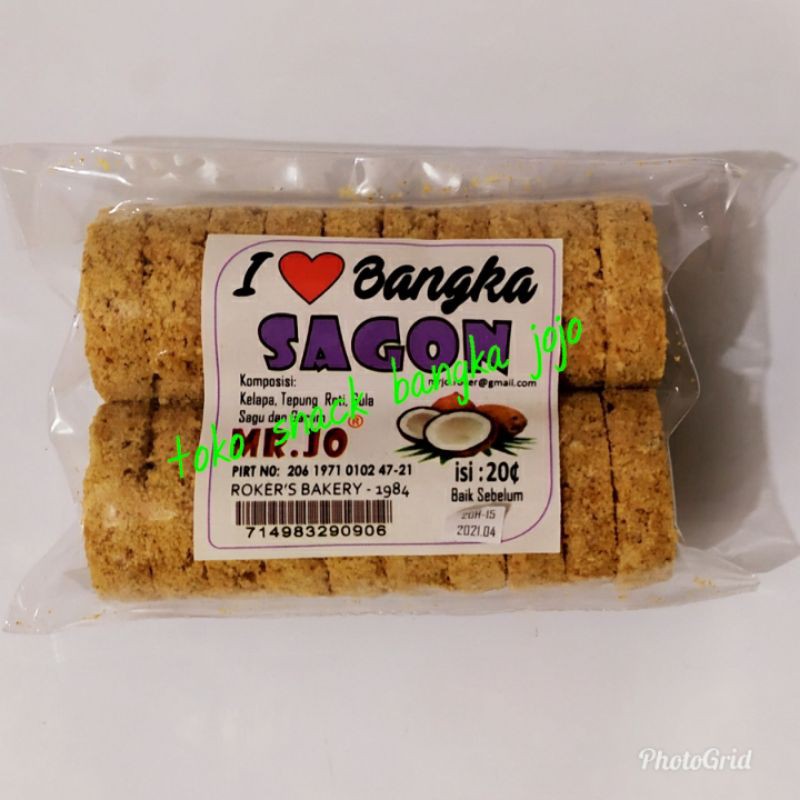 Jual Kue Sagon Khas Bangka Isi 20pcs Oleh Oleh Makanan Snack Cemilan