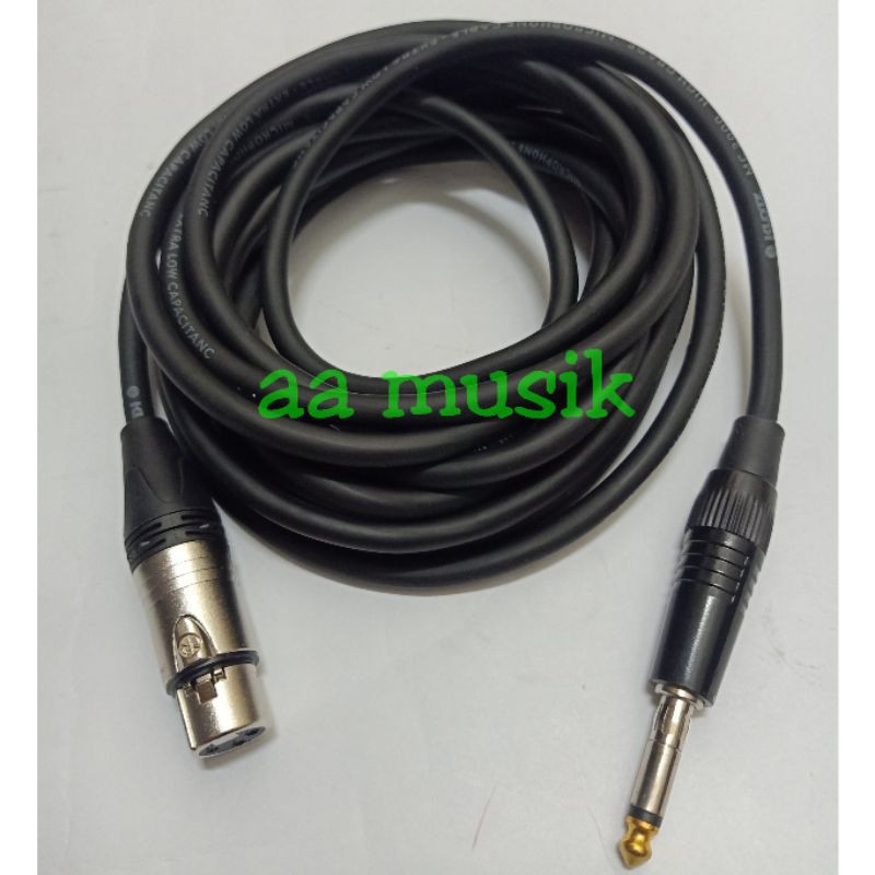 Jual Kabel Mic Klotz Mc Canon Neutrik To Akai Mono Meter Shopee