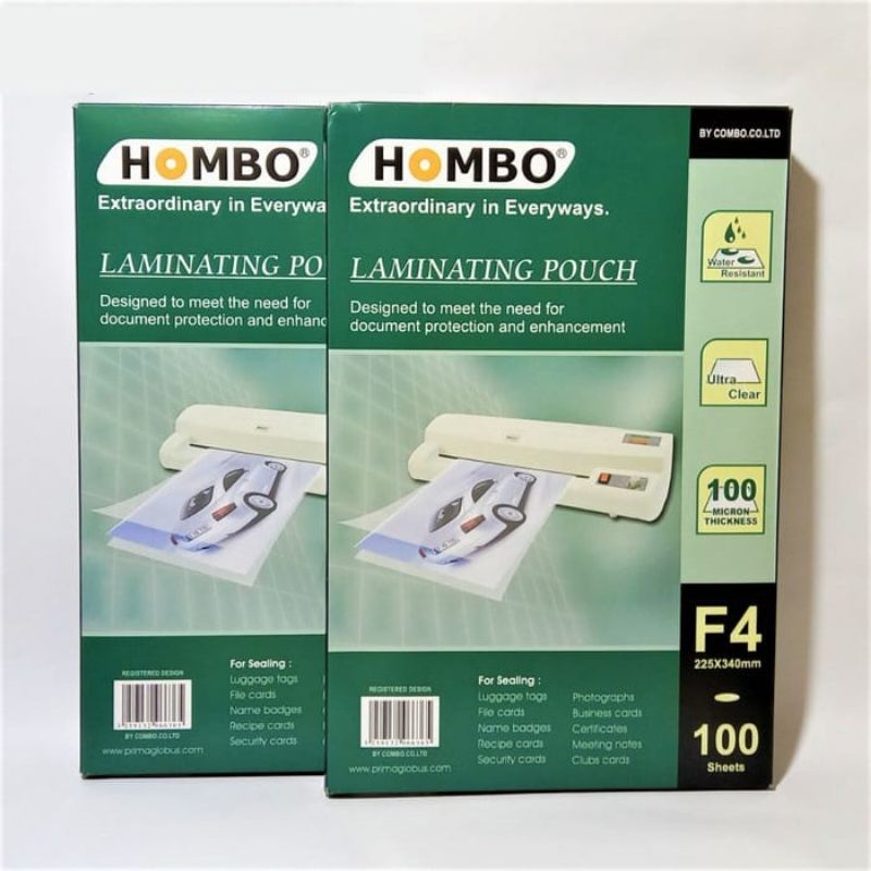 Jual Plastik Laminating Hombo Ukuran F Untuk Melapis Melindungi