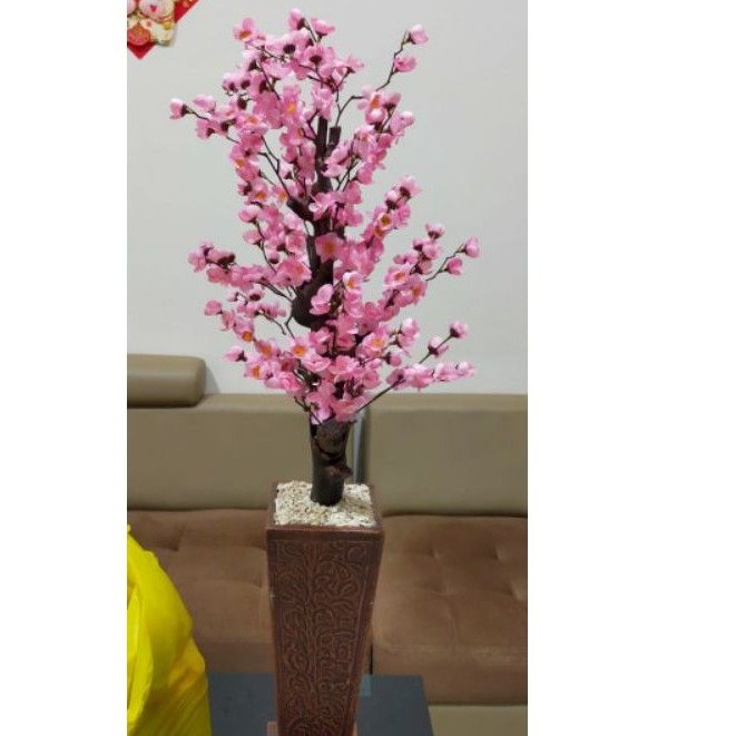 Jual Pohon Bunga Sakura Lengkap Pot Jumbo Mewah Artificial Shopee