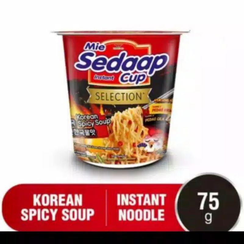 Jual MIE SEDAAP CUP KOREAN SPICY SOUP Shopee Indonesia