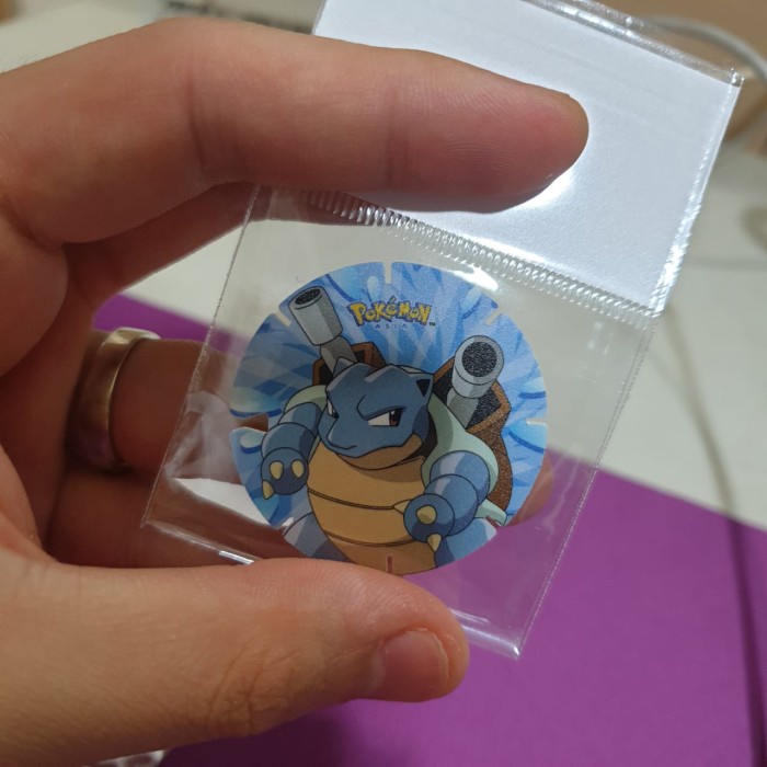 Jual Pokemon Coin Tazos Chiki Balls Blastoise Shopee Indonesia