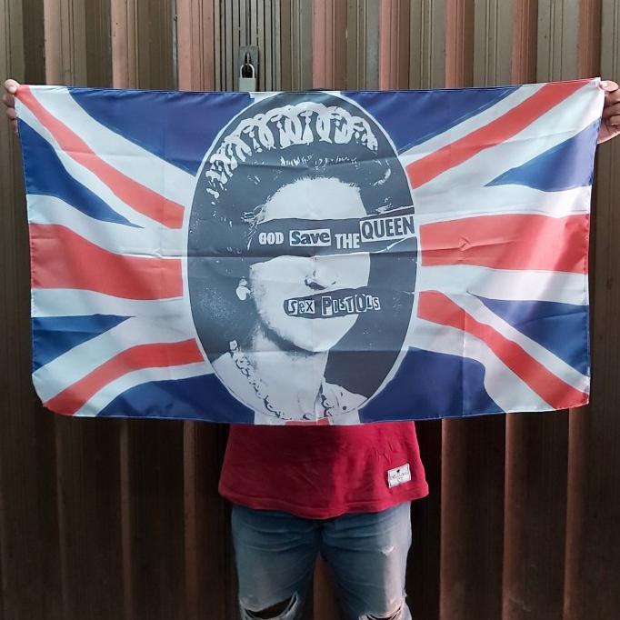 Jual Sale Sex Pistols Flag Band Flag Poster Flag Shopee Indonesia