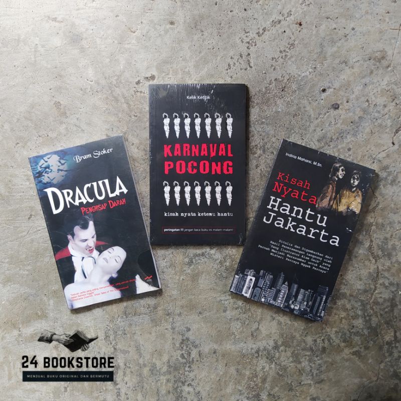 Jual Novel Horror Horor Penampakan Hantu Kisah Misteri Dracula