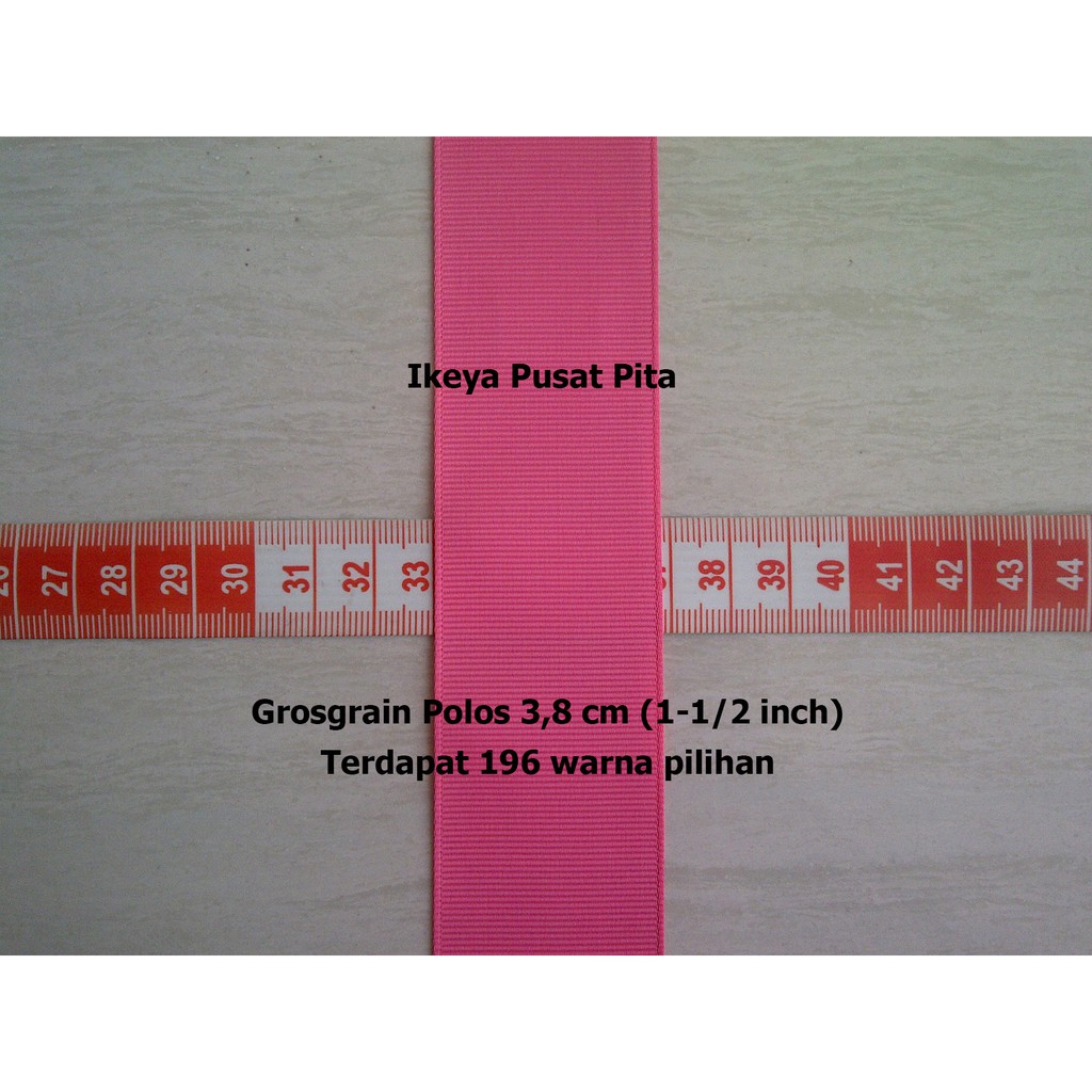 Jual 10 YARD PITA GROSGRAIN POLOS 3 8 CM 1 1 2 INCH Shopee Indonesia