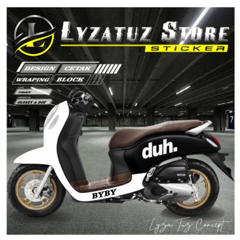 Jual Stiker Cutting Scoopy Custom Duh Striping Scoopy Shopee Indonesia