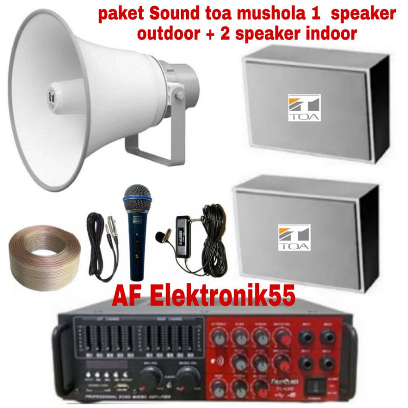 Jual Paket Sound System Toa Masjid Atau Musholla Outdoor Indoor