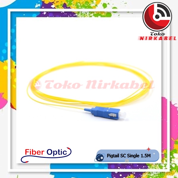 Jual Fiber Optic Pigtail Sc Single Mode Meter Shopee Indonesia