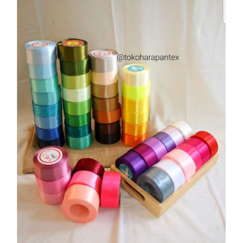 Jual Pita Satin Tw Pita Kain Pita Bunga Buket Silk Ribbon