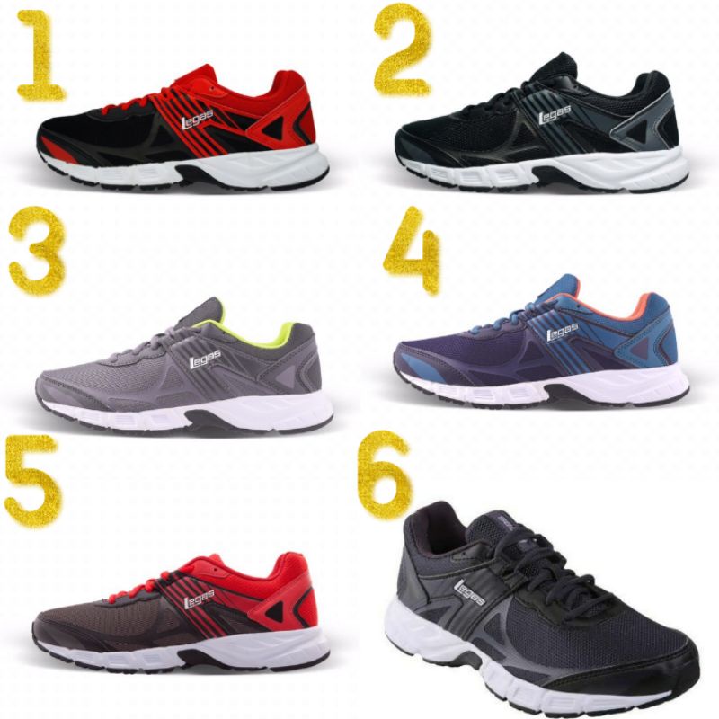 Jual Sepatu League Legas Lari Cowo Iron La M Running Shoes Pria